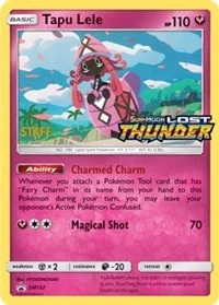 Tapu Lele | SM152 (Prerelease) [Staff] | Holofoil | SM Promos