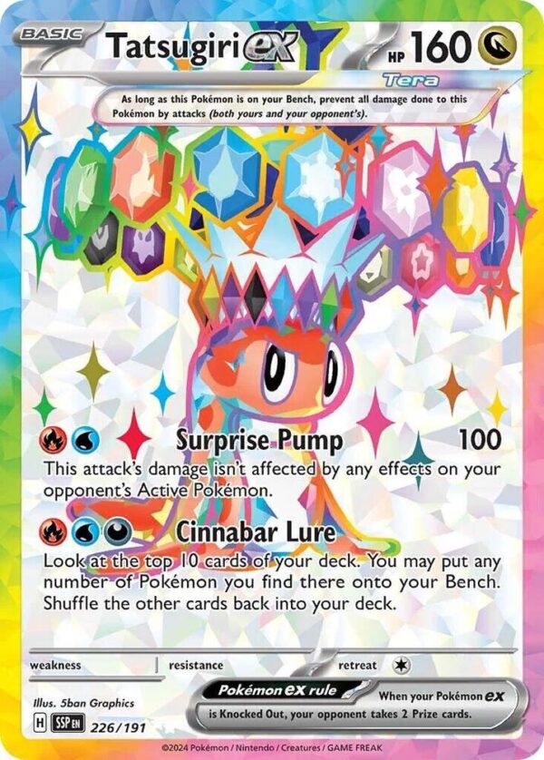Tatsugiri ex 226/191 Holofoil SV08: Surging Sparks