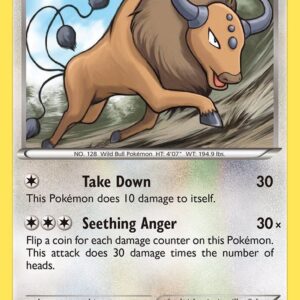 Tauros 100/146 Reverse Holofoil XY Base Set Tauros 100/146 Reverse Holofoil XY Base Set