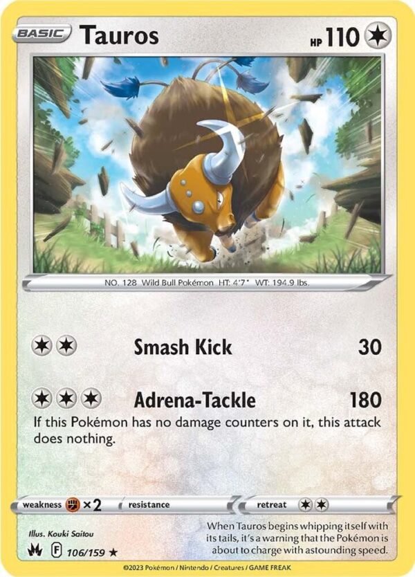 Tauros 106/159 Normal Crown Zenith