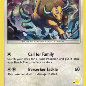 Tauros 164/236 (#14 Pikachu Stamped) Normal Battle Academy Tauros 164/236 (#14 Pikachu Stamped) Normal Battle Academy