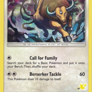 Tauros 164/236 (#37 Pikachu Stamped) Normal Battle Academy Tauros 164/236 (#37 Pikachu Stamped) Normal Battle Academy