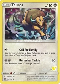Tauros | 164/236 (#37 Pikachu Stamped) | Normal | Battle Academy