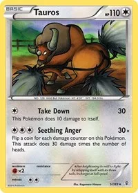 Tauros | 57/83 | Reverse Holofoil | Generations Tauros | 57/83 | Reverse Holofoil | Generations
