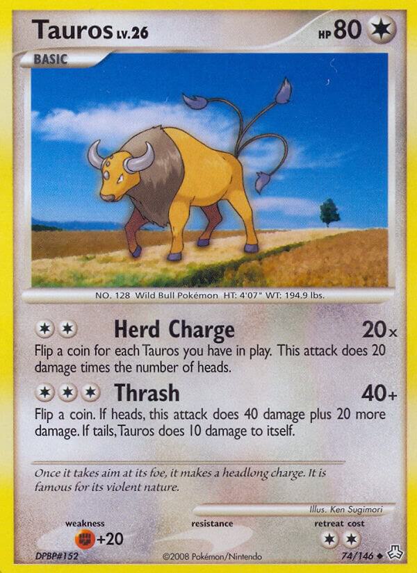 Tauros 74/146 Reverse Holofoil Legends Awakened
