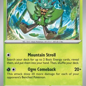 Teal Mask Ogerpon 024/167 Holofoil SV06: Twilight Masquerade