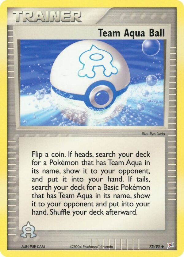 Team Aqua Ball 75/95 Normal Team Magma vs Team Aqua Team Aqua Ball 75/95 Normal Team Magma vs Team Aqua