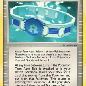 Team Aqua Belt 76/95 Reverse Holofoil Team Magma vs Team Aqua Team Aqua Belt 76/95 Reverse Holofoil Team Magma vs Team Aqua