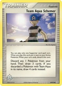 Team Aqua Schemer | 69/95 | Reverse Holofoil | Team Magma vs Team Aqua