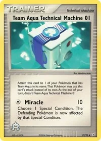 Team Aqua Technical Machine 01 | 79/95 | Reverse Holofoil | Team Magma vs Team Aqua