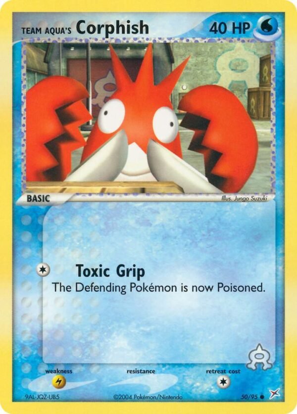 Team Aqua’s Corphish 50/95 Normal Team Magma vs Team Aqua Team Aqua’s Corphish 50/95 Normal Team Magma vs Team Aqua