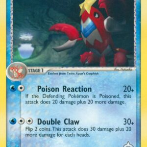 Team Aqua’s Crawdaunt 14/95 Reverse Holofoil Team Magma vs Team Aqua Team Aqua’s Crawdaunt 14/95 Reverse Holofoil Team Magma vs Team Aqua