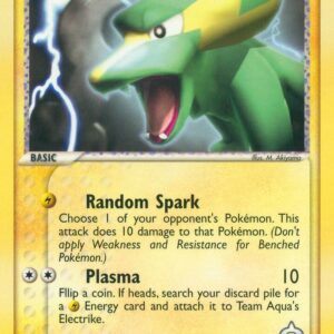Team Aqua’s Electrike 27/95 Reverse Holofoil Team Magma vs Team Aqua