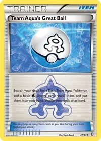 Team Aqua's Great Ball | 27/34 | Reverse Holofoil | Double Crisis