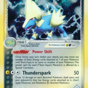 Team Aqua’s Manectric 4/95 Holofoil Team Magma vs Team Aqua
