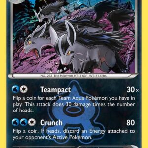 Team Aqua’s Mightyena 18/34 Reverse Holofoil Double Crisis Team Aqua’s Mightyena 18/34 Reverse Holofoil Double Crisis