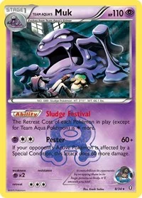 Team Aqua's Muk | 8/34 | Reverse Holofoil | Double Crisis