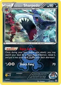 Team Aqua's Sharpedo | 21/34 | Reverse Holofoil | Double Crisis
