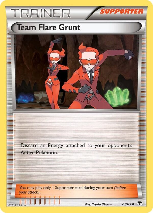 Team Flare Grunt 73/83 Normal Generations