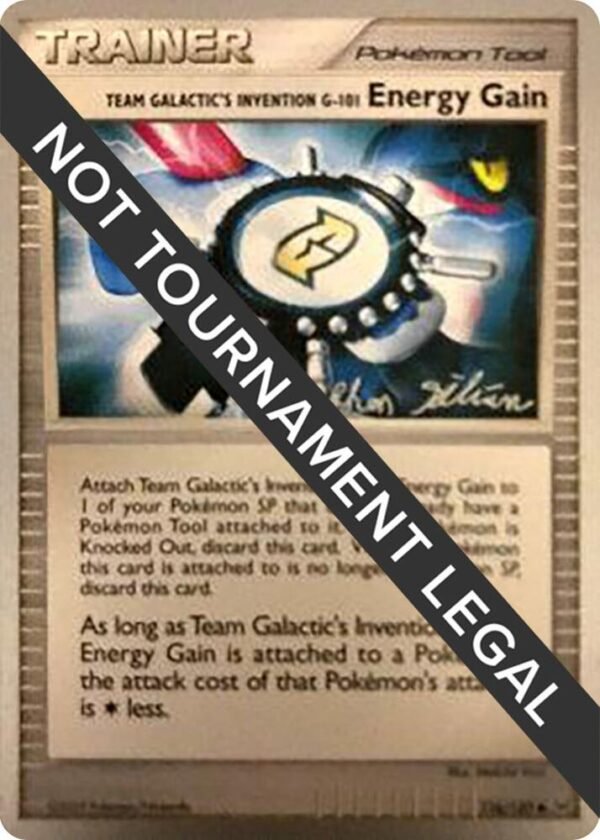 Team Galactic’s Invention G-101 Energy Gain 2009 (Stephen Silvestro) 116/127 Normal World Championship Decks