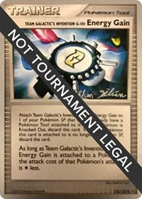 Team Galactic's Invention G-101 Energy Gain | 2009 (Stephen Silvestro) | 116/127 | Normal | World Championship Decks
