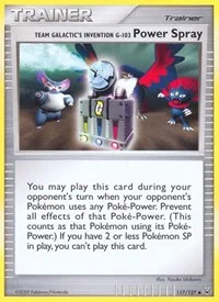 Team Galactic's Invention G-103 Power Spray | 117/127 | Reverse Holofoil | Platinum