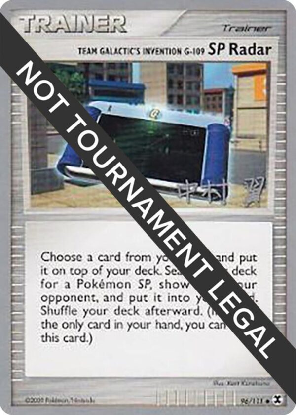 Team Galactic’s Invention G-109 SP Radar 2009 (Tsubasa Nakamura) 96/111 Normal World Championship Decks