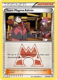 Team Magma Admin | 29/34 | Reverse Holofoil | Double Crisis