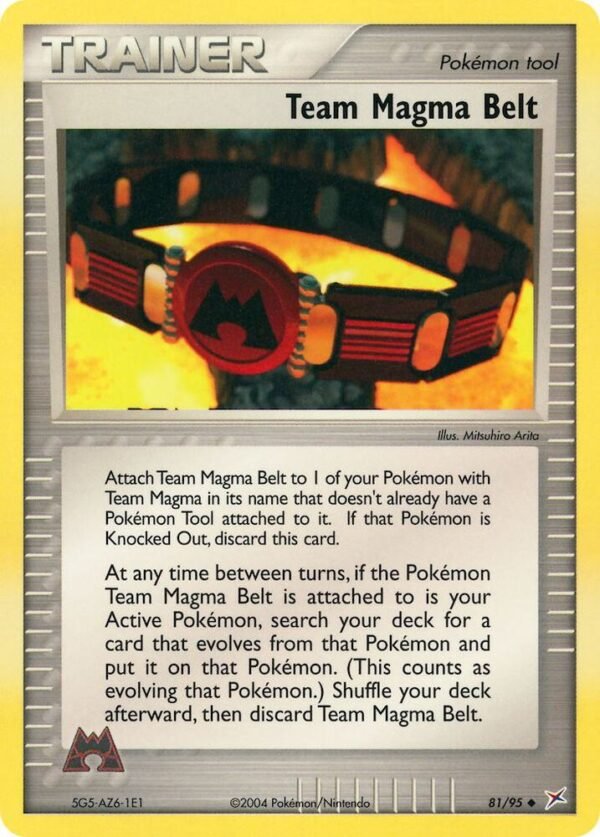 Team Magma Belt 81/95 Normal Team Magma vs Team Aqua Team Magma Belt 81/95 Normal Team Magma vs Team Aqua
