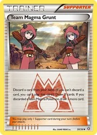 Team Magma Grunt | 30/34 | Reverse Holofoil | Double Crisis