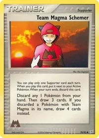 Team Magma Schemer | 70/95 | Reverse Holofoil | Team Magma vs Team Aqua