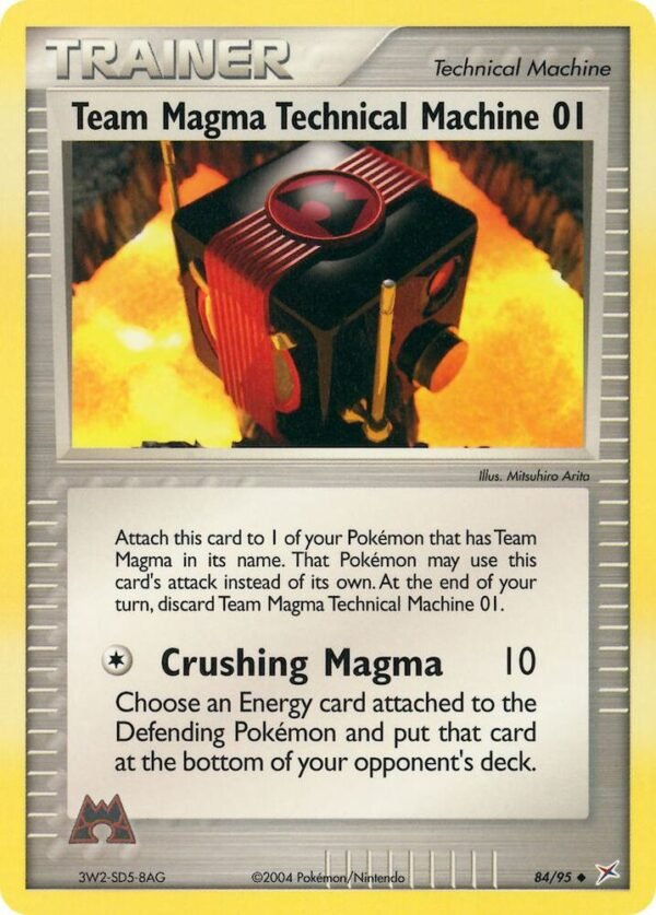 Team Magma Technical Machine 01 84/95 Normal Team Magma vs Team Aqua