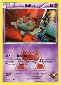 Team Magma's Baltoy | 10/34 | Reverse Holofoil | Double Crisis