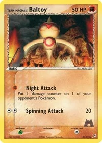 Team Magma's Baltoy | 61/95 | Reverse Holofoil | Team Magma vs Team Aqua