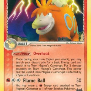 Team Magma’s Camerupt 19/95 Reverse Holofoil Team Magma vs Team Aqua