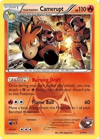 Team Magma's Camerupt | 2/34 | Reverse Holofoil | Double Crisis