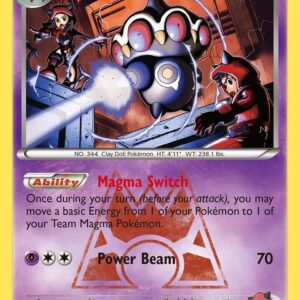 Team Magma’s Claydol 11/34 Holofoil Double Crisis Team Magma’s Claydol 11/34 Holofoil Double Crisis