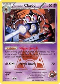 Team Magma's Claydol | 11/34 | Reverse Holofoil | Double Crisis