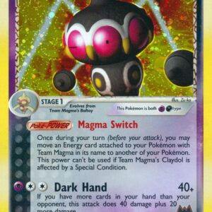 Team Magma’s Claydol 8/95 Reverse Holofoil Team Magma vs Team Aqua