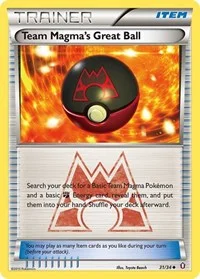 Team Magma's Great Ball | 31/34 | Reverse Holofoil | Double Crisis