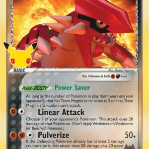 Team Magma’s Groudon 9/95 Holofoil Celebrations: Classic Collection Team Magma’s Groudon 9/95 Holofoil Celebrations: Classic Collection