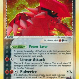 Team Magma’s Groudon 9/95 Reverse Holofoil Team Magma vs Team Aqua Team Magma’s Groudon 9/95 Reverse Holofoil Team Magma vs Team Aqua