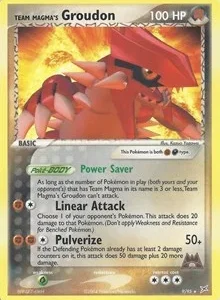 Team Magma's Groudon | 9/95 (EX Team Magma vs Team Aqua) | 009/095 | Normal | Deck Exclusives