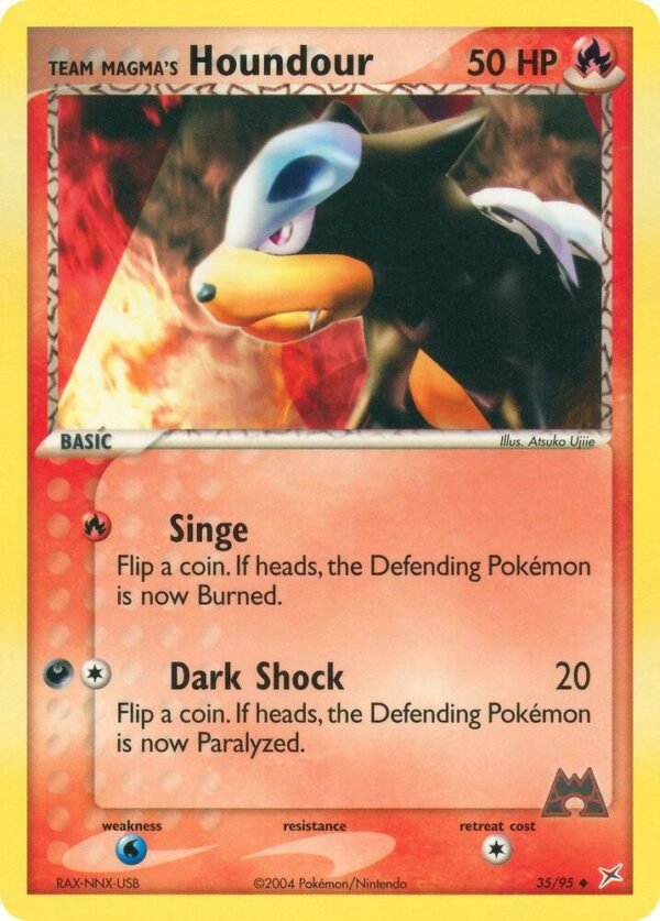 Team Magma’s Houndour 35/95 Normal Team Magma vs Team Aqua