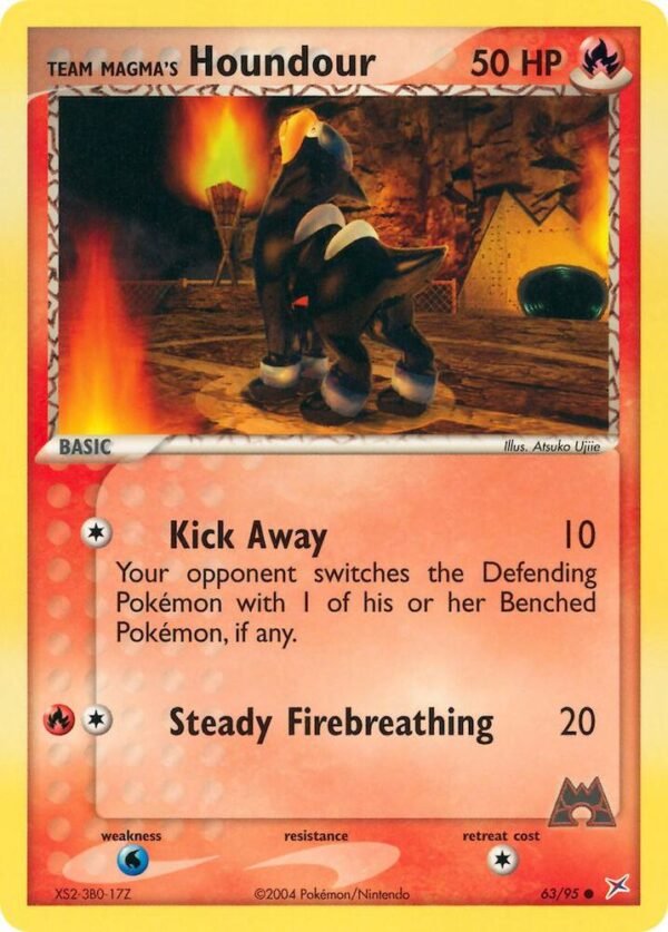 Team Magma’s Houndour 63/95 Normal Team Magma vs Team Aqua