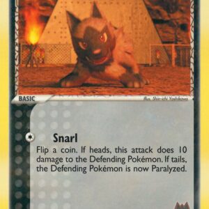 Team Magma’s Poochyena 65/95 Reverse Holofoil Team Magma vs Team Aqua