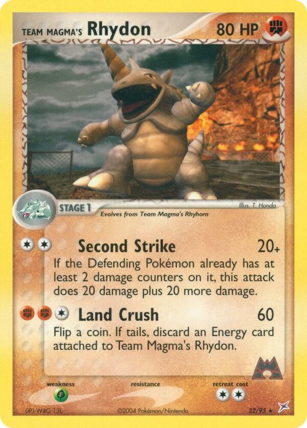 Team Magma’s Rhydon 22/95 Normal Team Magma vs Team Aqua