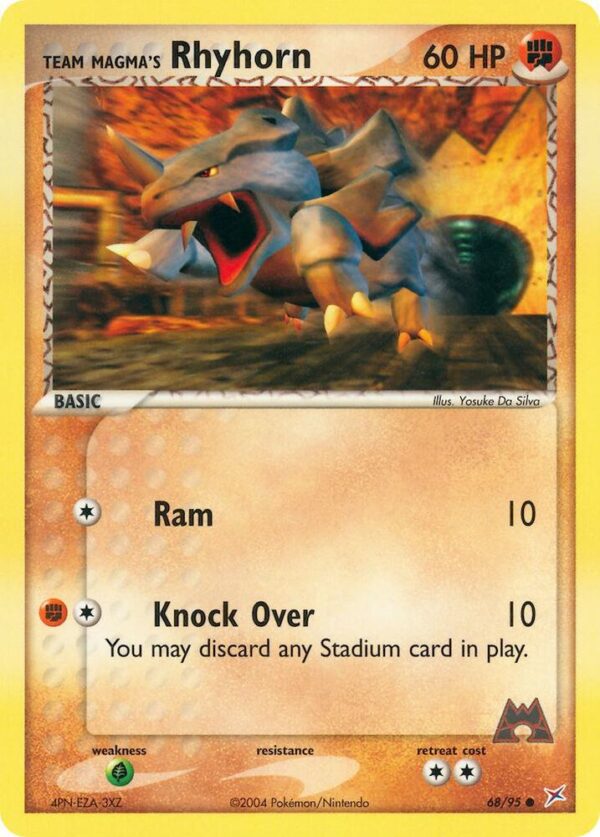 Team Magma’s Rhyhorn 68/95 Normal Team Magma vs Team Aqua