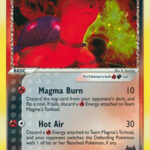 Team Magma’s Torkoal 12/95 Reverse Holofoil Team Magma vs Team Aqua Team Magma’s Torkoal 12/95 Reverse Holofoil Team Magma vs Team Aqua