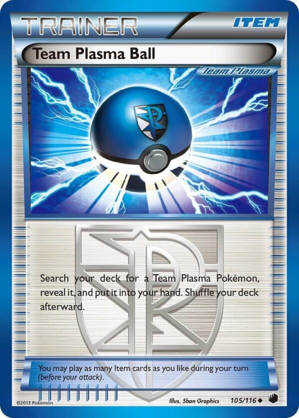 Team Plasma Ball (Team Plasma) 105/116 Normal Plasma Freeze